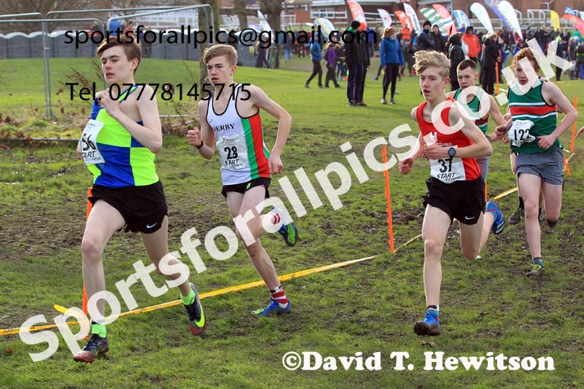 Boys under-15s 2022 Northern Cross Country Champs., Pontefract. Photo: David T. Hewitson/Sports for All Pics